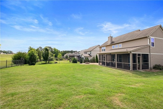 197 Westover St, Auburn, AL 36832 - view of yard featuring a sunroom