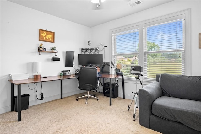 197 Westover St, Auburn, AL 36832 - home office featuring carpet and baseboards