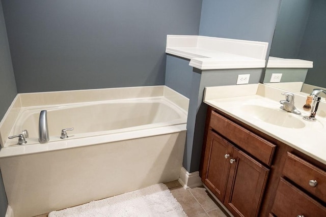 1986 Stephanie Ct Unit Lt64, Auburn, AL 36830 - full bath featuring a garden tub, vanity, and tile patterned flooring