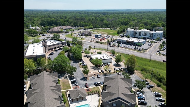 1114 S College St Unit 302, Auburn, AL 36830 - aerial view featuring a wooded view