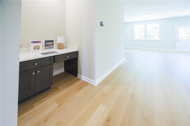 bathroom featuring hardwood / wood-style floors