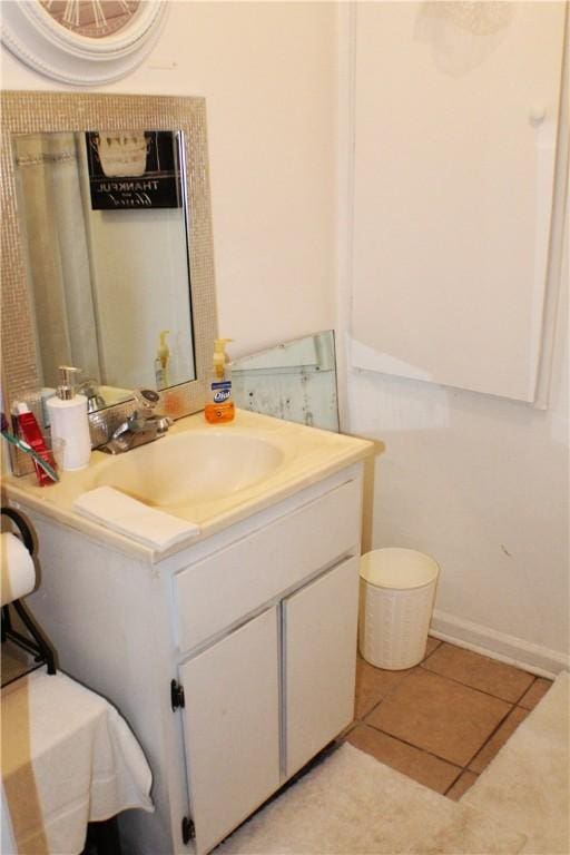 26 Arrowhead Rd, Phenix City, AL 36869 - bathroom with vanity and tile patterned flooring