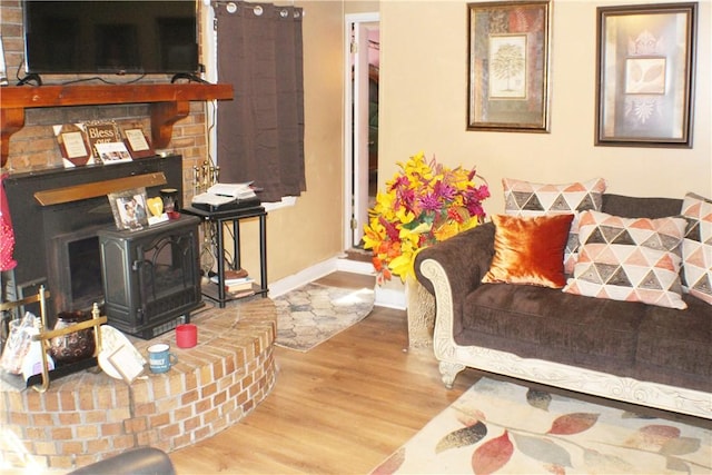 26 Arrowhead Rd, Phenix City, AL 36869 - living area with wood finished floors and baseboards