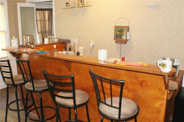 26 Arrowhead Rd, Phenix City, AL 36869 - indoor bar featuring wallpapered walls