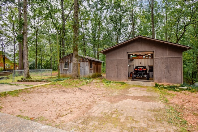 view of outbuilding