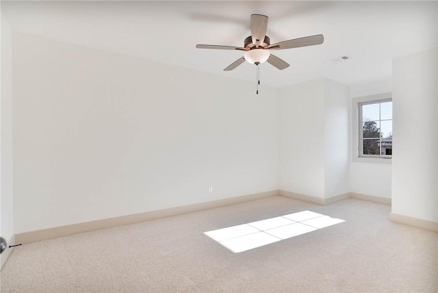 305 Northgate Blvd, Auburn, AL 36830 - carpeted spare room featuring baseboards and ceiling fan