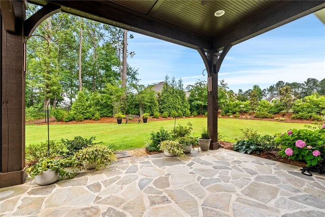 1843 Yarbrough Farms Blvd, Auburn, AL 36830 - view of patio with view of scattered trees