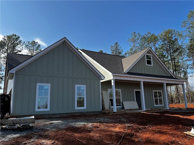 view of front of home with a porch