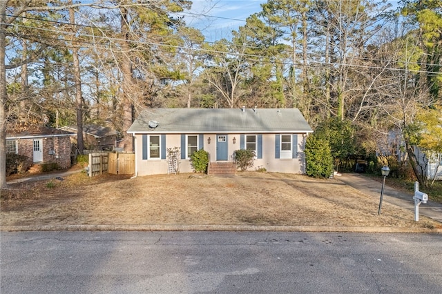 view of ranch-style house