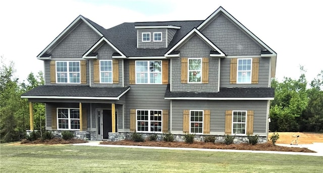 108 Lee Road 2234, Smiths Station, AL 36877 - craftsman-style house featuring a front lawn, a shingled roof, and a porch