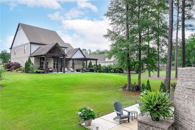 2131 Preserve Dr, Auburn, AL 36879 - view of grassy yard with a patio
