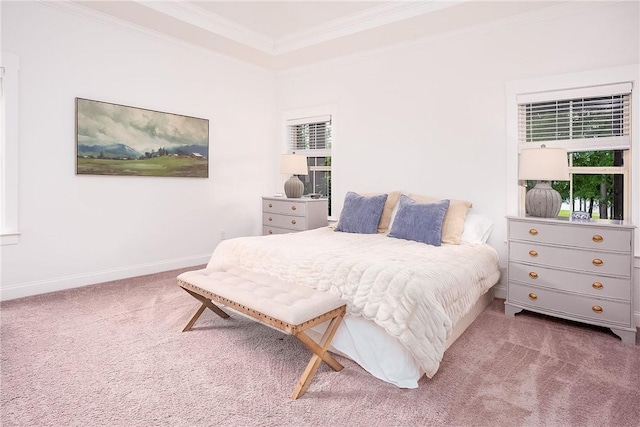 2131 Preserve Dr, Auburn, AL 36879 - bedroom with crown molding, carpet, and baseboards