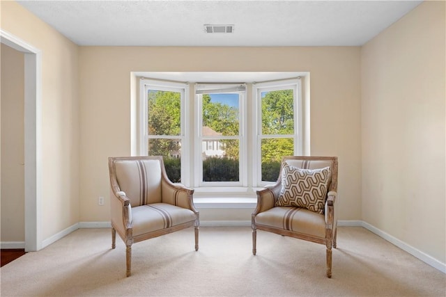 605 Lockwood St, Auburn, AL 36830 - sitting room featuring carpet flooring, baseboards, and visible vents
