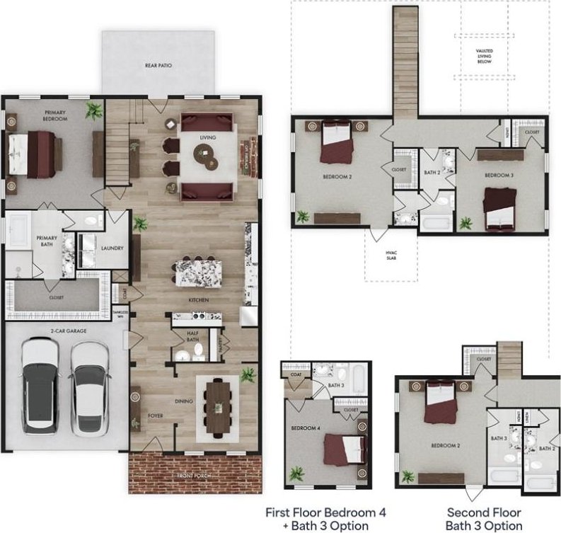 524 Thorpe St, Auburn, AL 36830 - view of floor plan / room layout