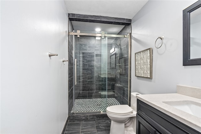 608 Edgewood Dr, Auburn, AL 36830 - bathroom with vanity and a shower stall