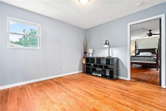 608 Edgewood Dr, Auburn, AL 36830 - misc room featuring wood finished floors and ceiling fan