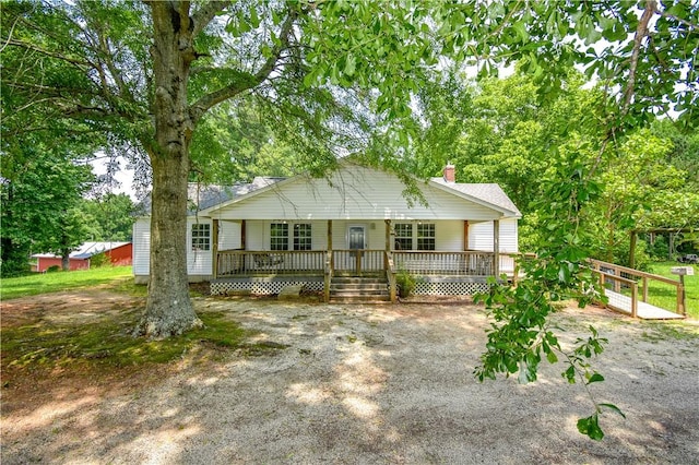 2087 Trussell Rd, Alexander City, AL 35010 - view of front of home featuring a chimney