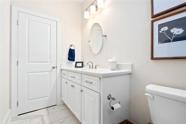 554 Arbor Dr, Auburn, AL 36830 - bathroom with marble look tiles and vanity