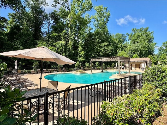 2457 Snowshill Ln, Auburn, AL 36832 - community pool with a pergola and a patio