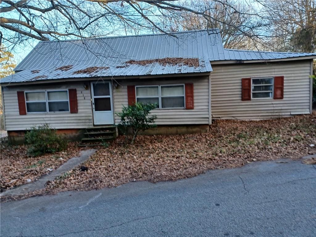 view of ranch-style house