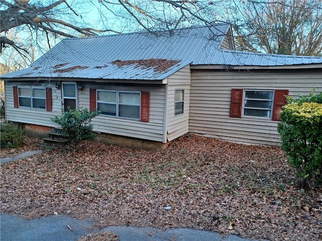 view of property exterior