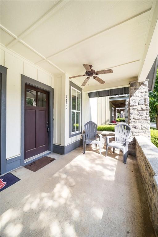 650 Dekalb St Unit 1130, Auburn, AL 36830 - porch with a ceiling fan