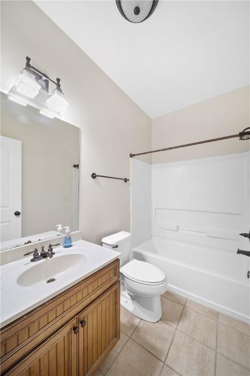 650 Dekalb St Unit 1130, Auburn, AL 36830 - full bathroom with vanity, bathing tub / shower combination, and tile patterned floors
