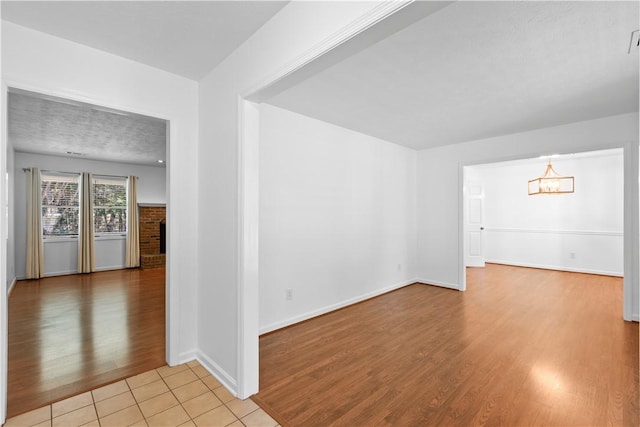 interior space with light tile patterned flooring