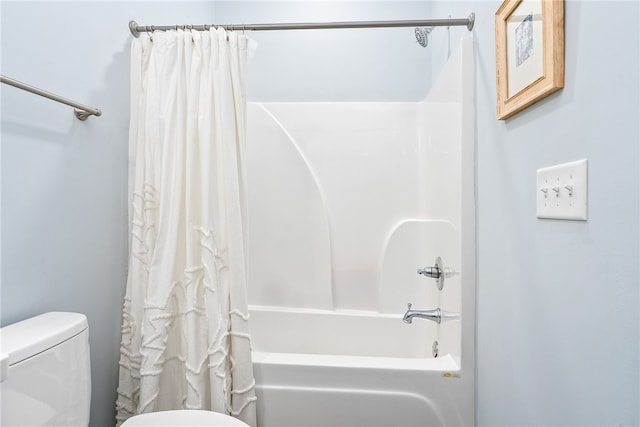 1242 Burrow Cir, Opelika, AL 36801 - bathroom with toilet and shower / tub combo
