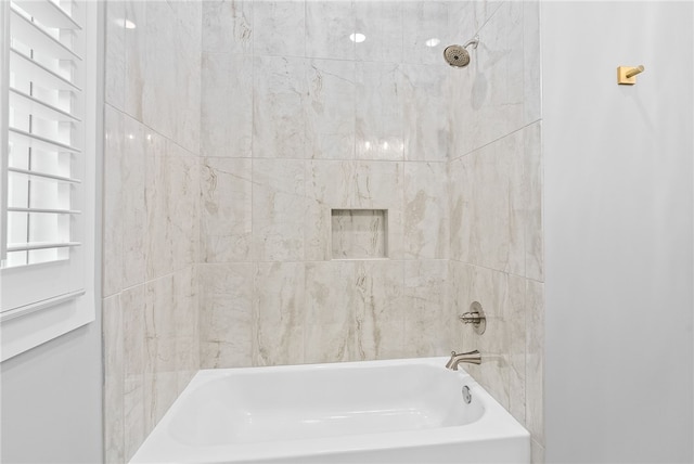 full bathroom featuring shower / washtub combination