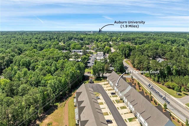 617 Cameron Ct, Auburn, AL 36830 - drone / aerial view of a forest