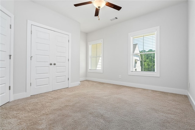 617 Cameron Ct, Auburn, AL 36830 - unfurnished bedroom with carpet flooring, baseboards, and ceiling fan