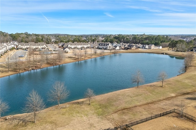 property view of water