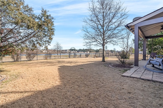 view of yard with a patio