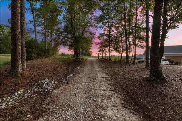 view of road