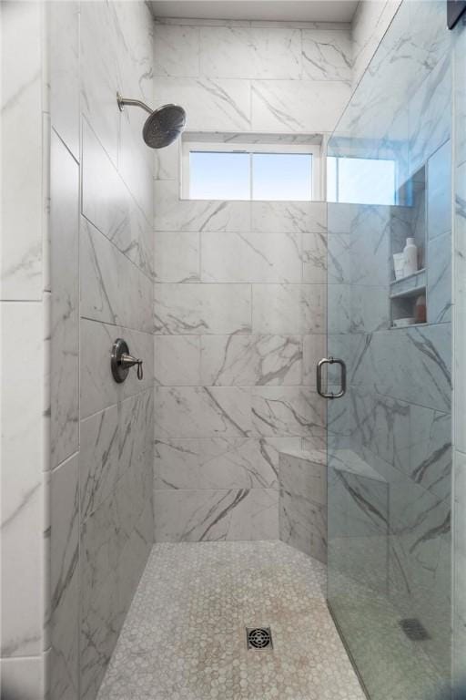 bathroom with walk in shower