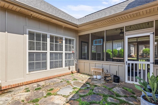 1630 Academy Dr Unit 402, Auburn, AL 36830 - view of patio with a sunroom