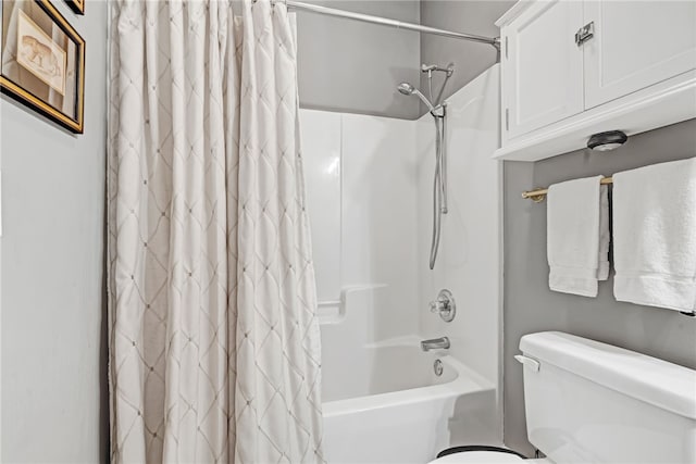 1939 Windway Rd, Auburn, AL 36830 - bathroom featuring shower / bath combo and toilet