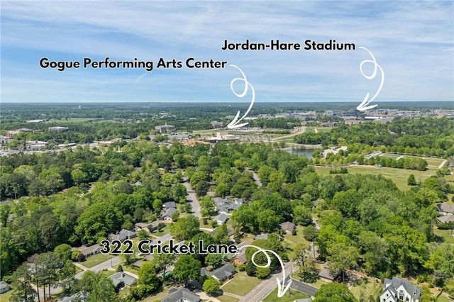 322 Cricket Ln, Auburn, AL 36832 - drone / aerial view of a large body of water