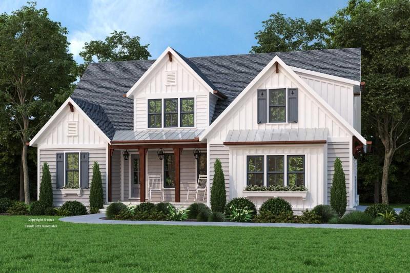 138 Cheyenne Ln, Dadeville, AL 36853 - modern farmhouse featuring roof with shingles, board and batten siding, and a porch