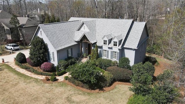 view of home's exterior featuring a yard