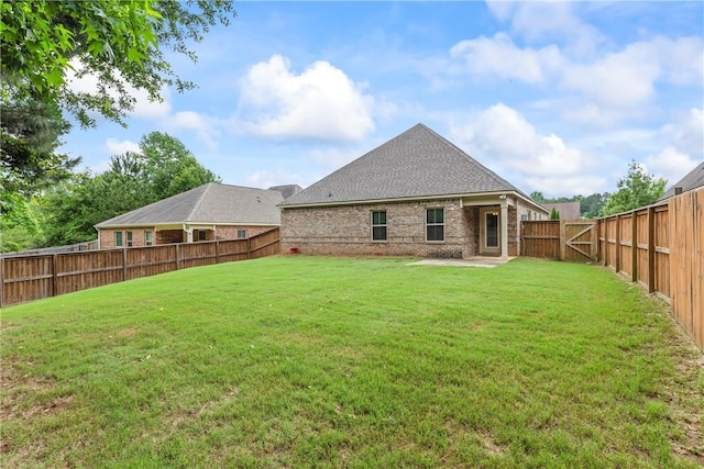 661 Deer Run Rd, Auburn, AL 36832 - rear view of property featuring brick siding and a shingled roof