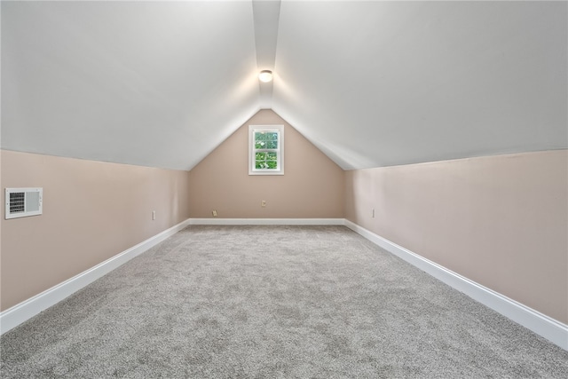 1806 Bluestone Ct, Auburn, AL 36830 - additional living space with vaulted ceiling, baseboards, and carpet
