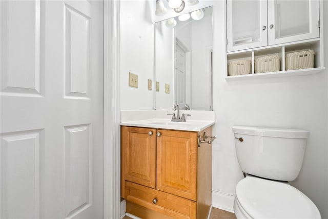 1806 Bluestone Ct, Auburn, AL 36830 - half bathroom featuring vanity and toilet