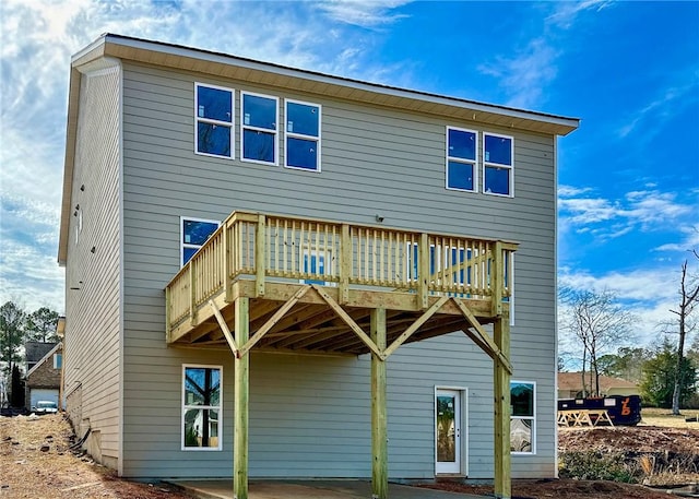 view of rear view of property