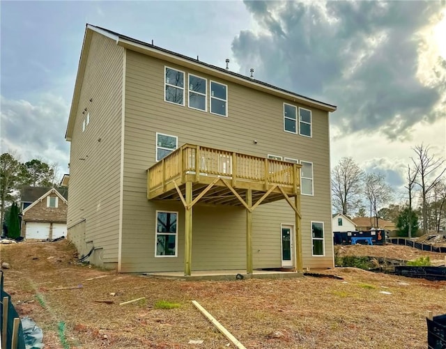 back of house featuring a patio area