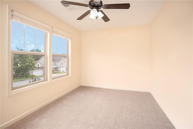 1931 Sequoia Dr, Auburn, AL 36879 - carpeted empty room featuring baseboards and a ceiling fan