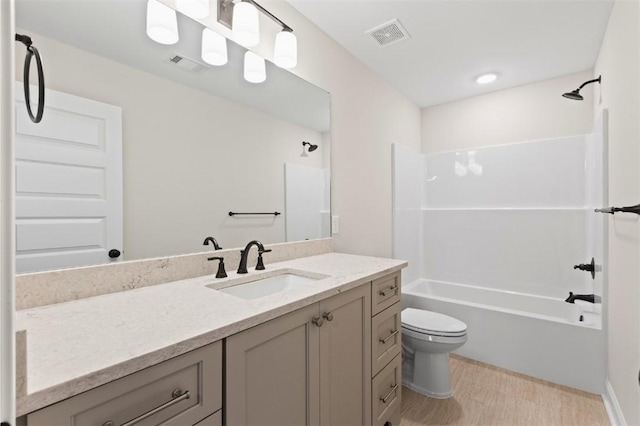 2140 Autumn Ridge Way, Auburn, AL 36879 - full bathroom with toilet, vanity, and shower / tub combination