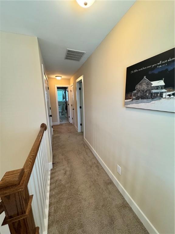 1521 Reynolds Dr, Auburn, AL 36830 - hall with carpet and baseboards