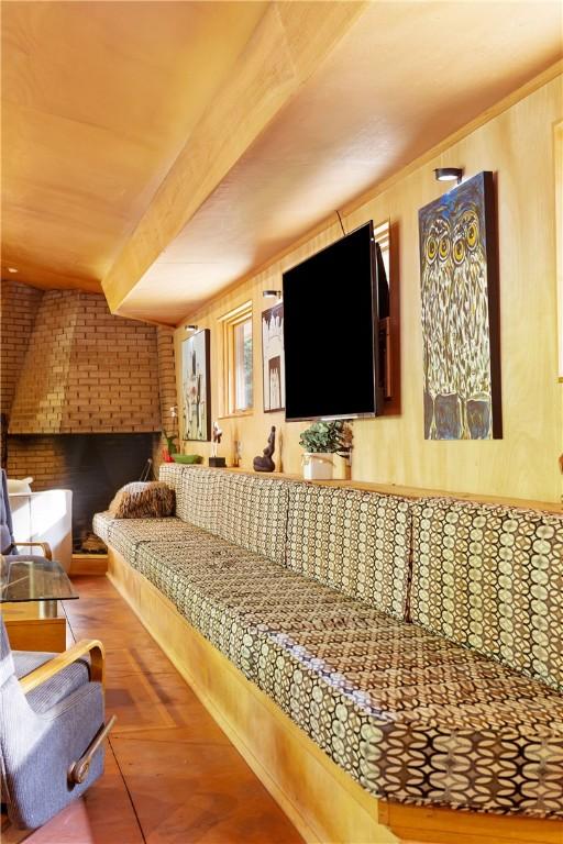 interior space featuring wood finished floors
